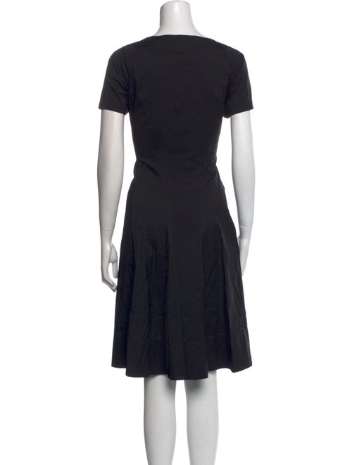 Lafayette 148 V-Neck Knee-Length Dress