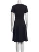 Lafayette 148 V-Neck Knee-Length Dress