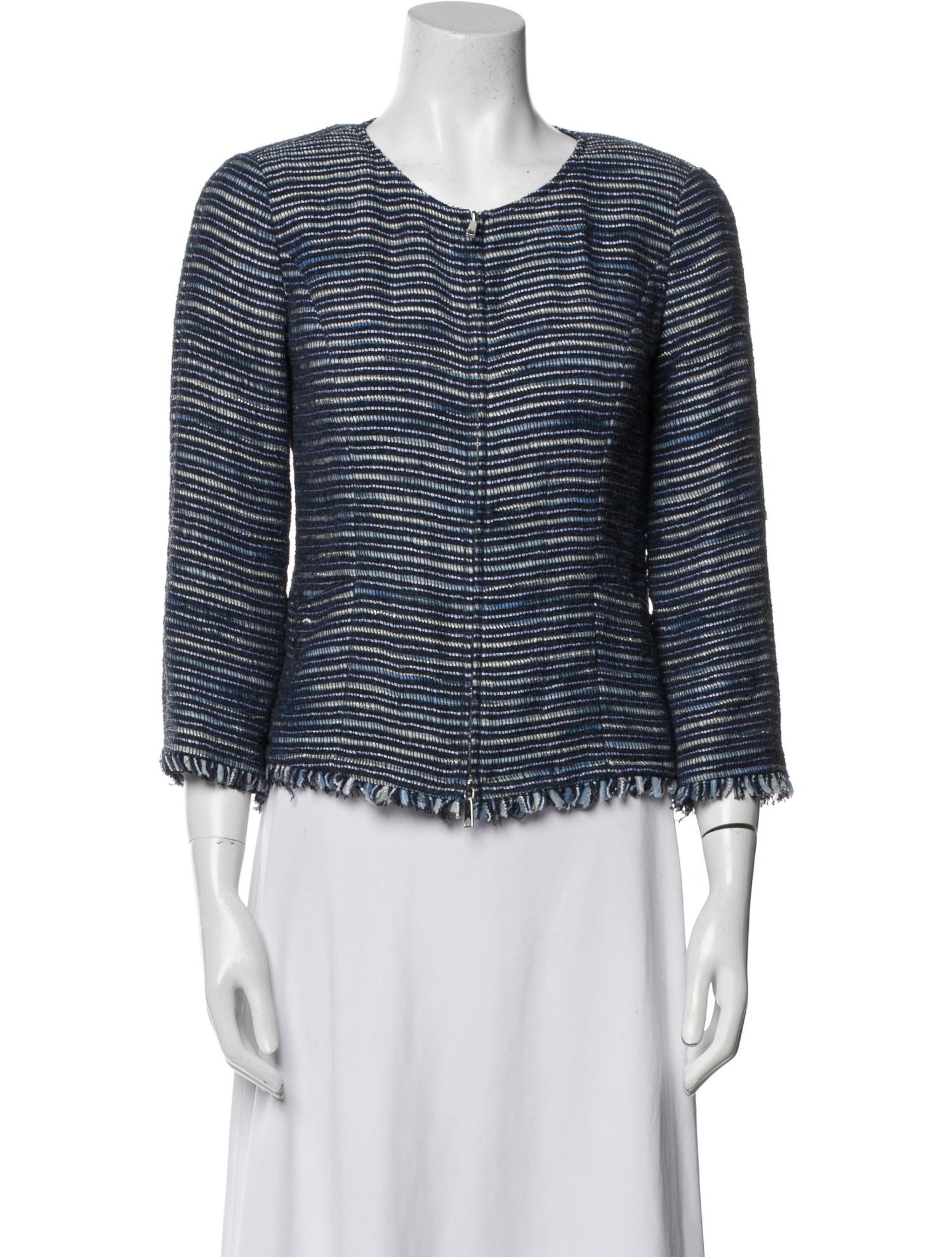 Lafayette 148 Tweed Pattern Evening Jacket