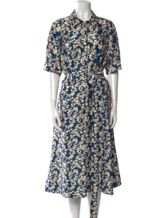 Lafayette 148 Silk Midi Length Dress