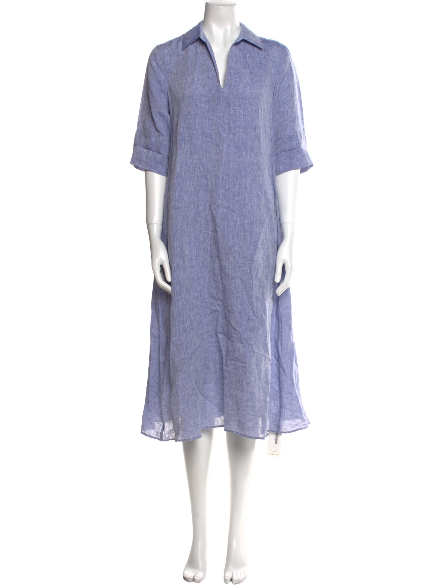 Lafayette 148 Linen Midi Length Dress