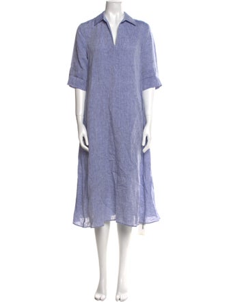 Lafayette 148 Linen Midi Length Dress