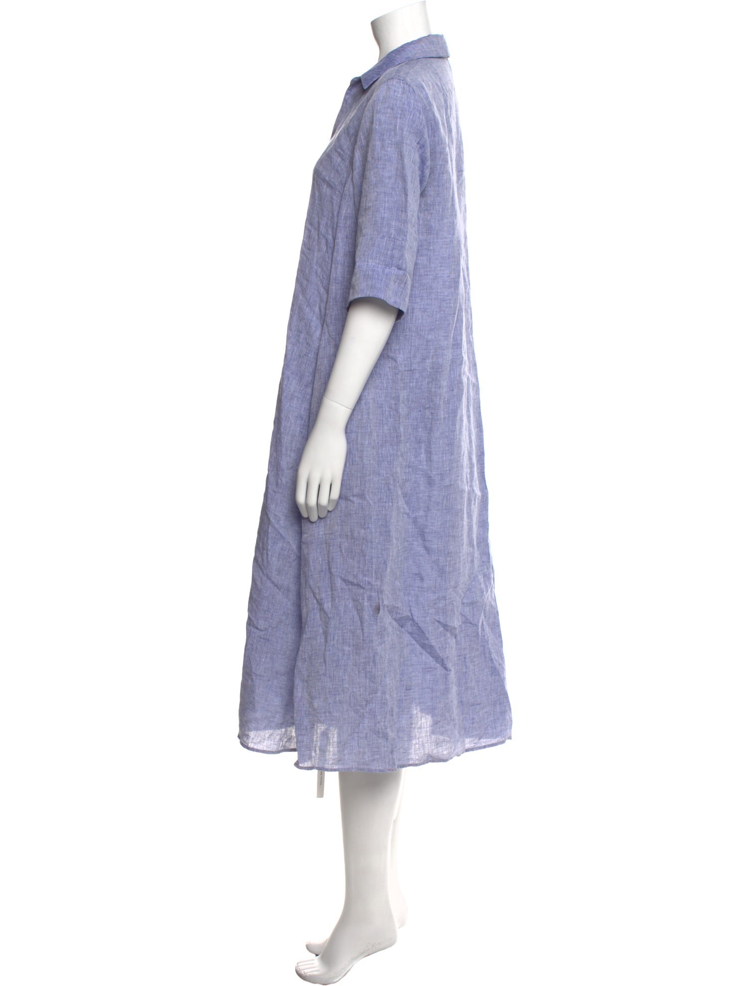 Lafayette 148 Linen Midi Length Dress