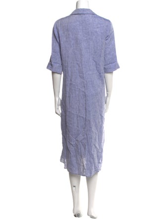 Lafayette 148 Linen Midi Length Dress