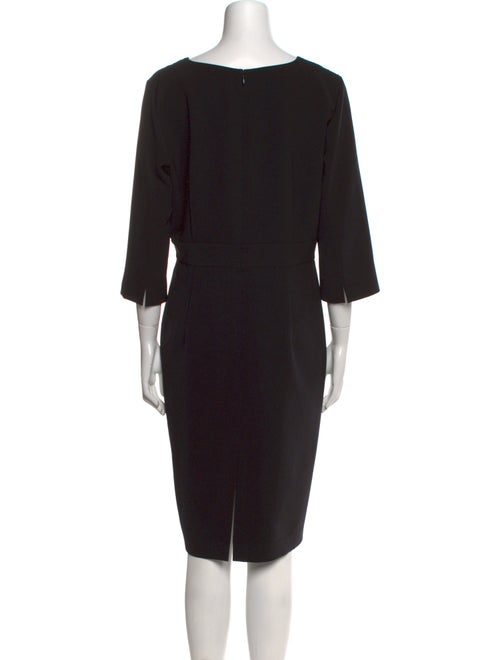 Lafayette 148 V-Neck Knee-Length Dress