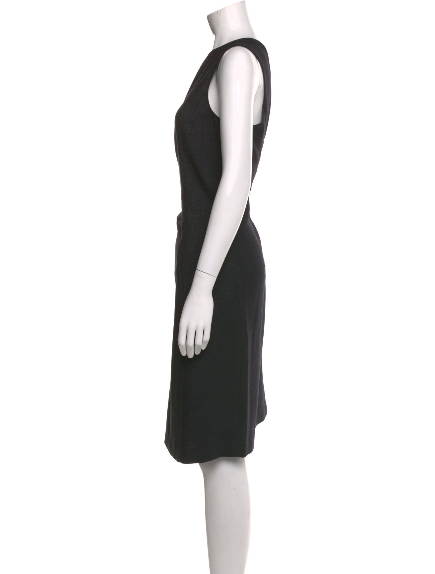 Lafayette 148 Virgin Wool Knee-Length Dress