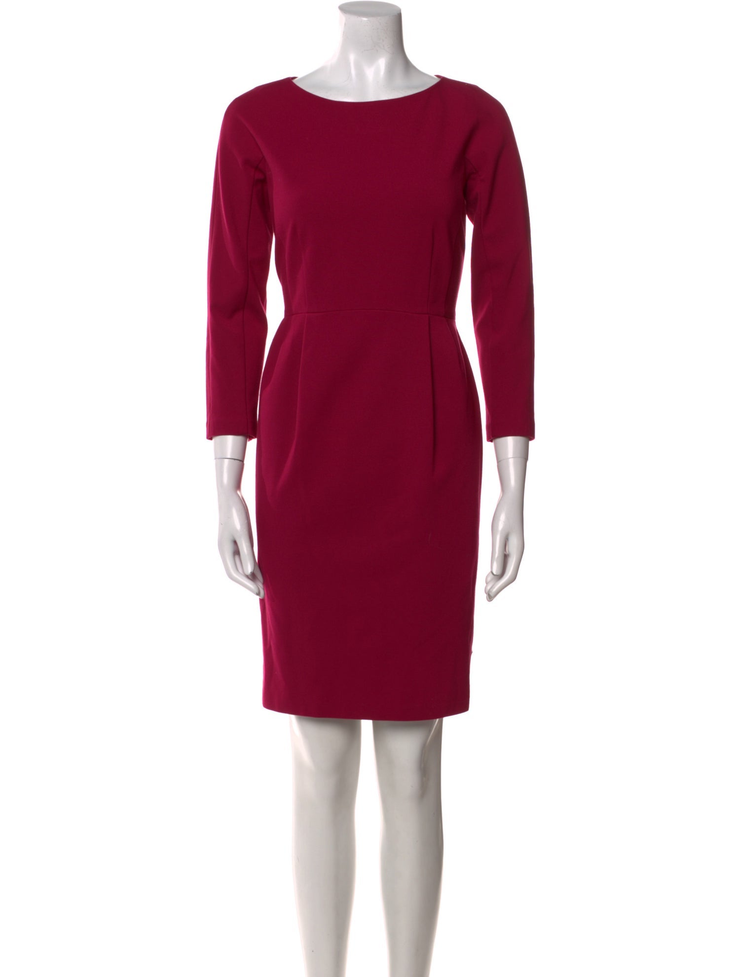 Lafayette 148 Bateau Neckline Mini Dress
