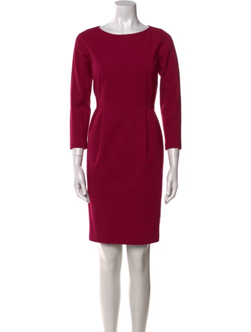 Lafayette 148 Bateau Neckline Mini Dress