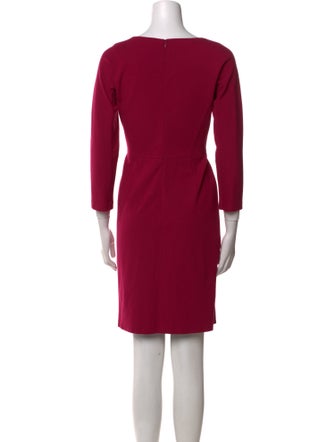Lafayette 148 Bateau Neckline Mini Dress