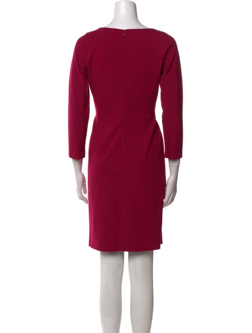 Lafayette 148 Bateau Neckline Mini Dress
