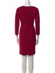 Lafayette 148 Bateau Neckline Mini Dress