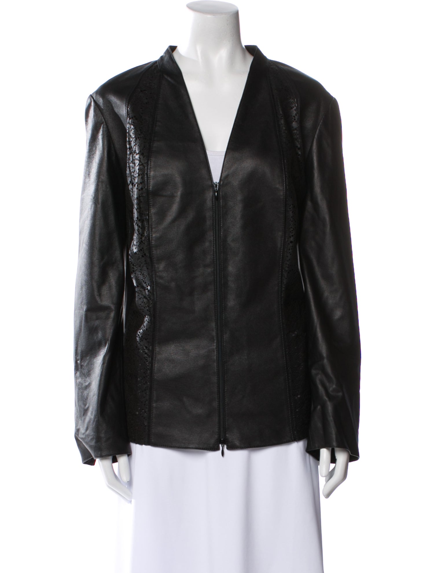 Lafayette 148 Leather Evening Jacket w/ Tags