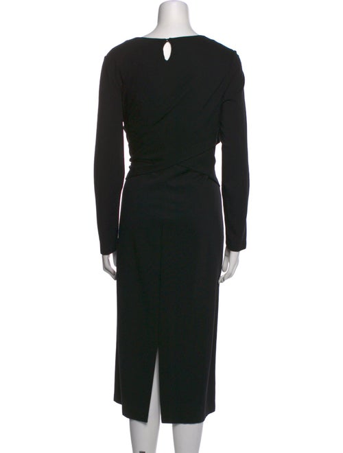 Lafayette 148 V-Neck Midi Length Dress