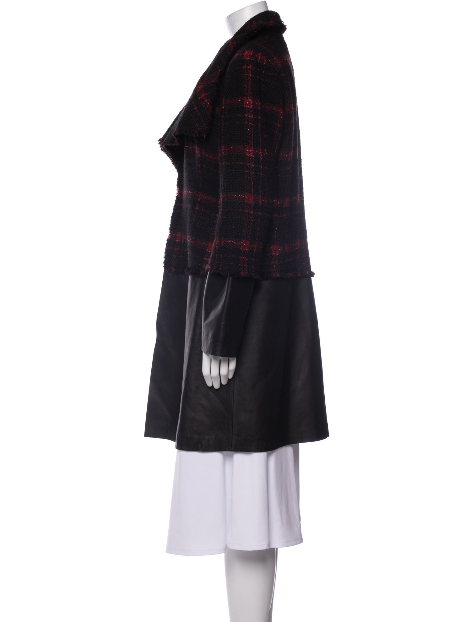 Lafayette 148 Wool Faux Fur Coat