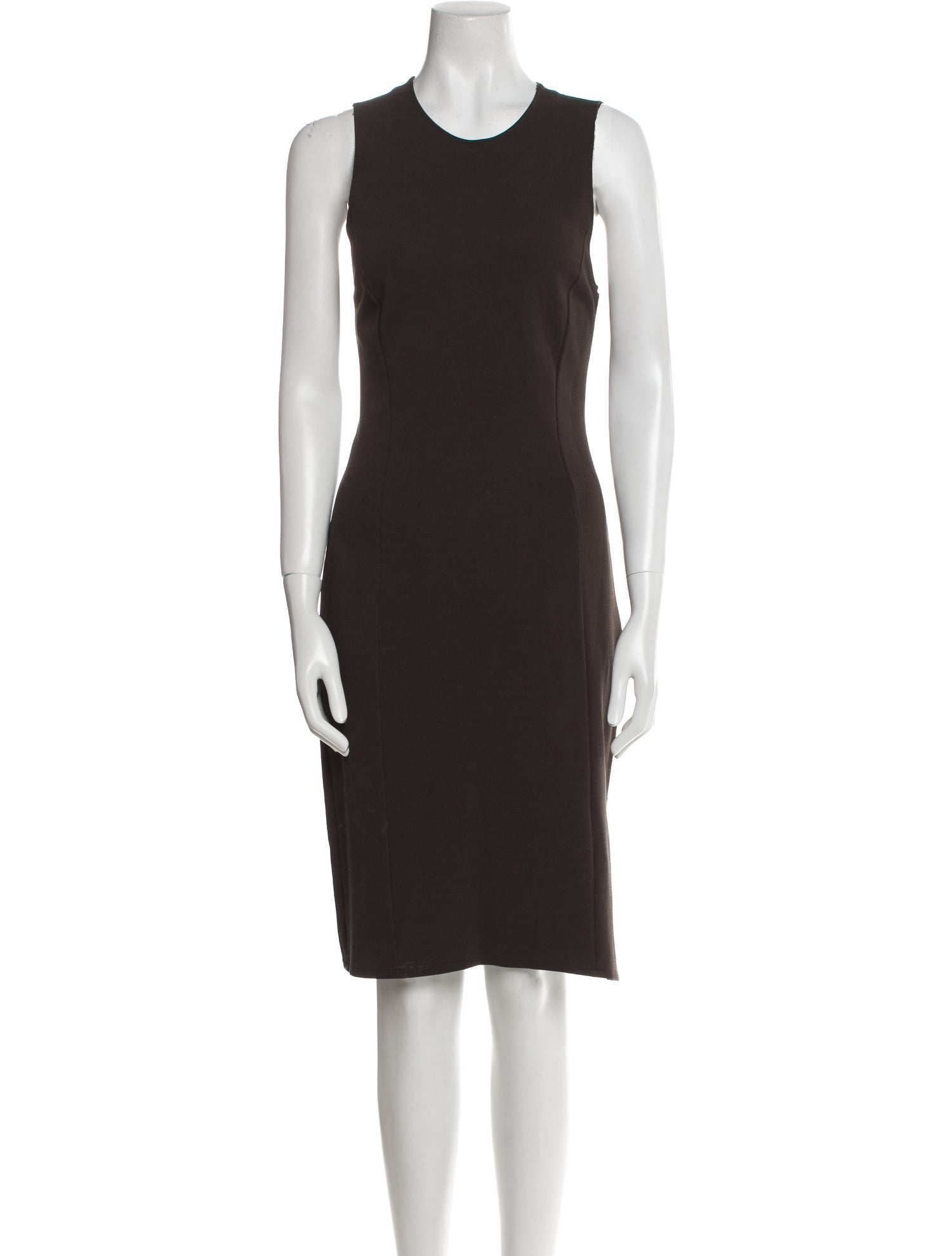 Lafayette 148 Crew Neck Knee-Length Dress