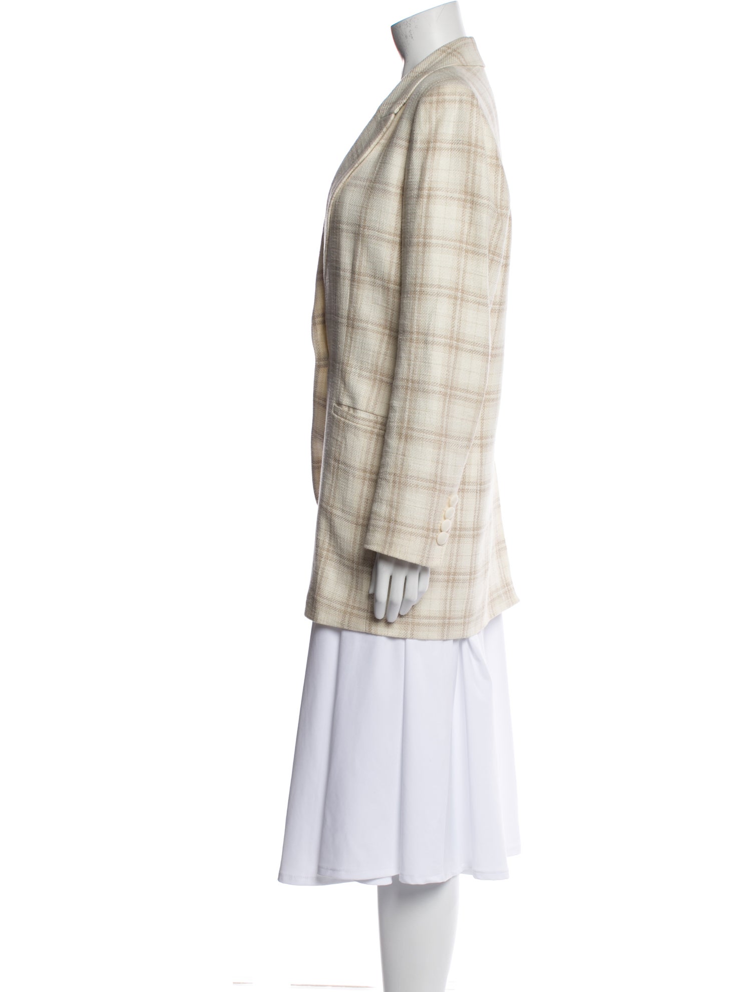 Lafayette 148 Plaid Print Blazer