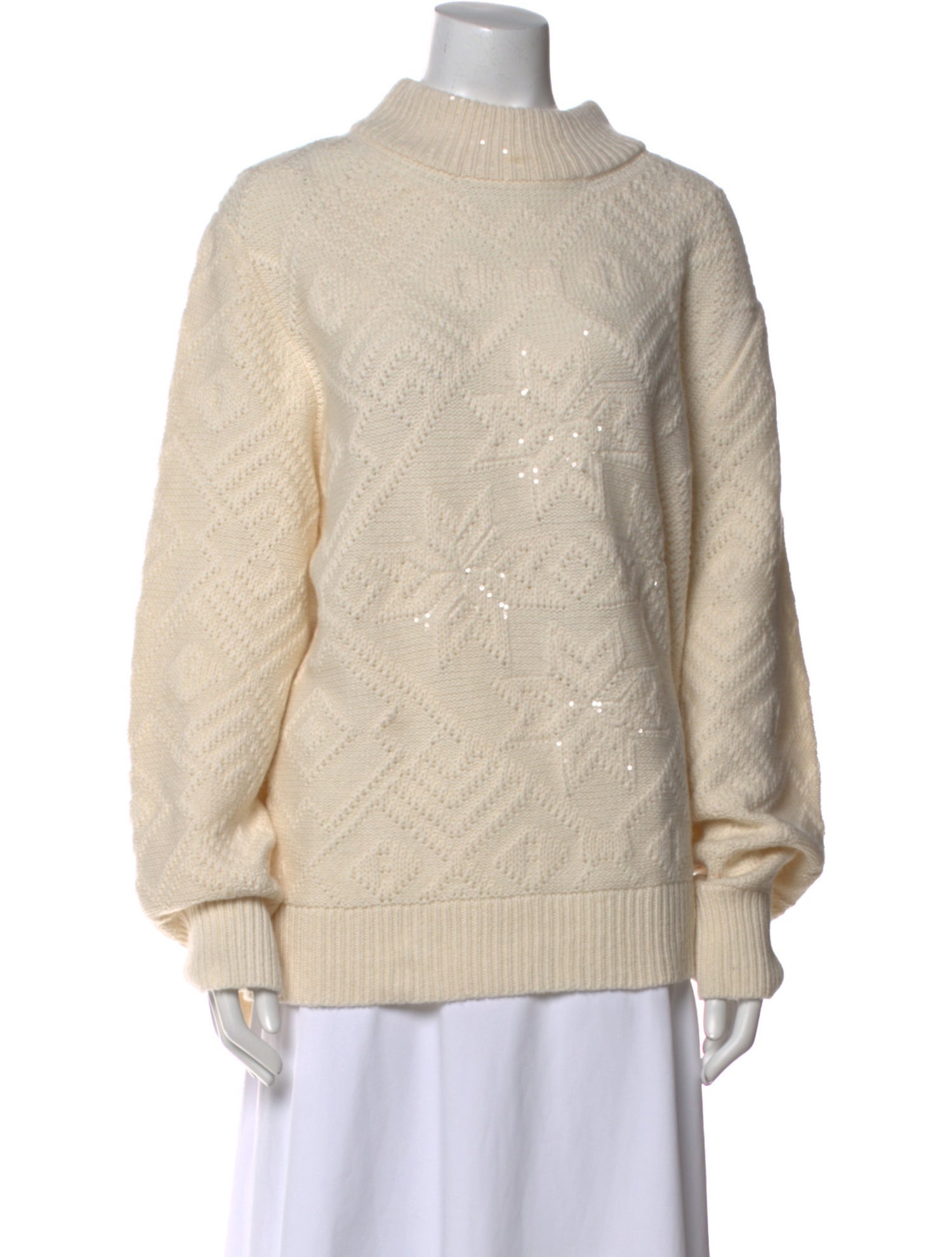 Lafayette 148 Cashmere Mock Neck Sweater