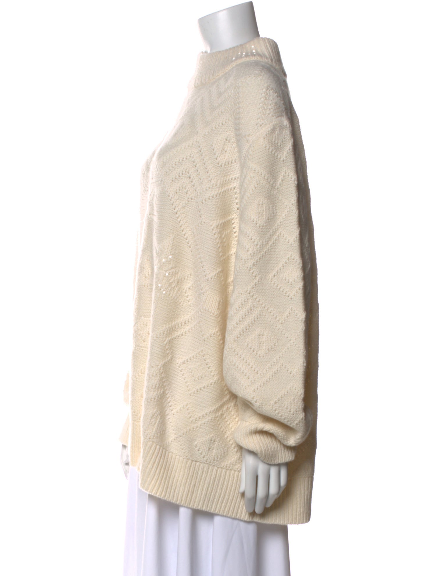 Lafayette 148 Cashmere Mock Neck Sweater