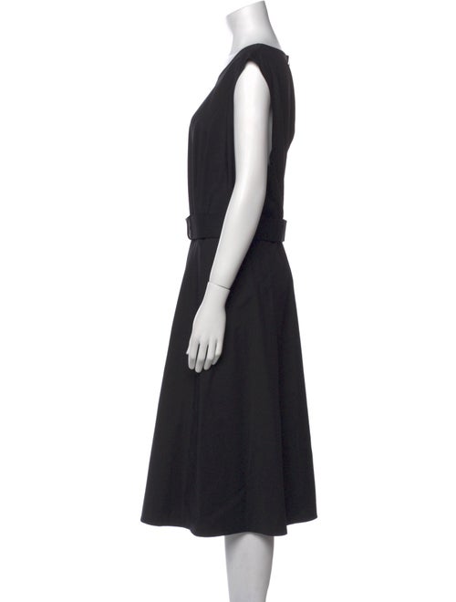Lafayette 148 Scoop Neck Midi Length Dress