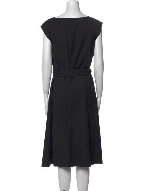 Lafayette 148 Scoop Neck Midi Length Dress