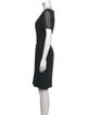 Lafayette 148 V-Neck Knee-Length Dress