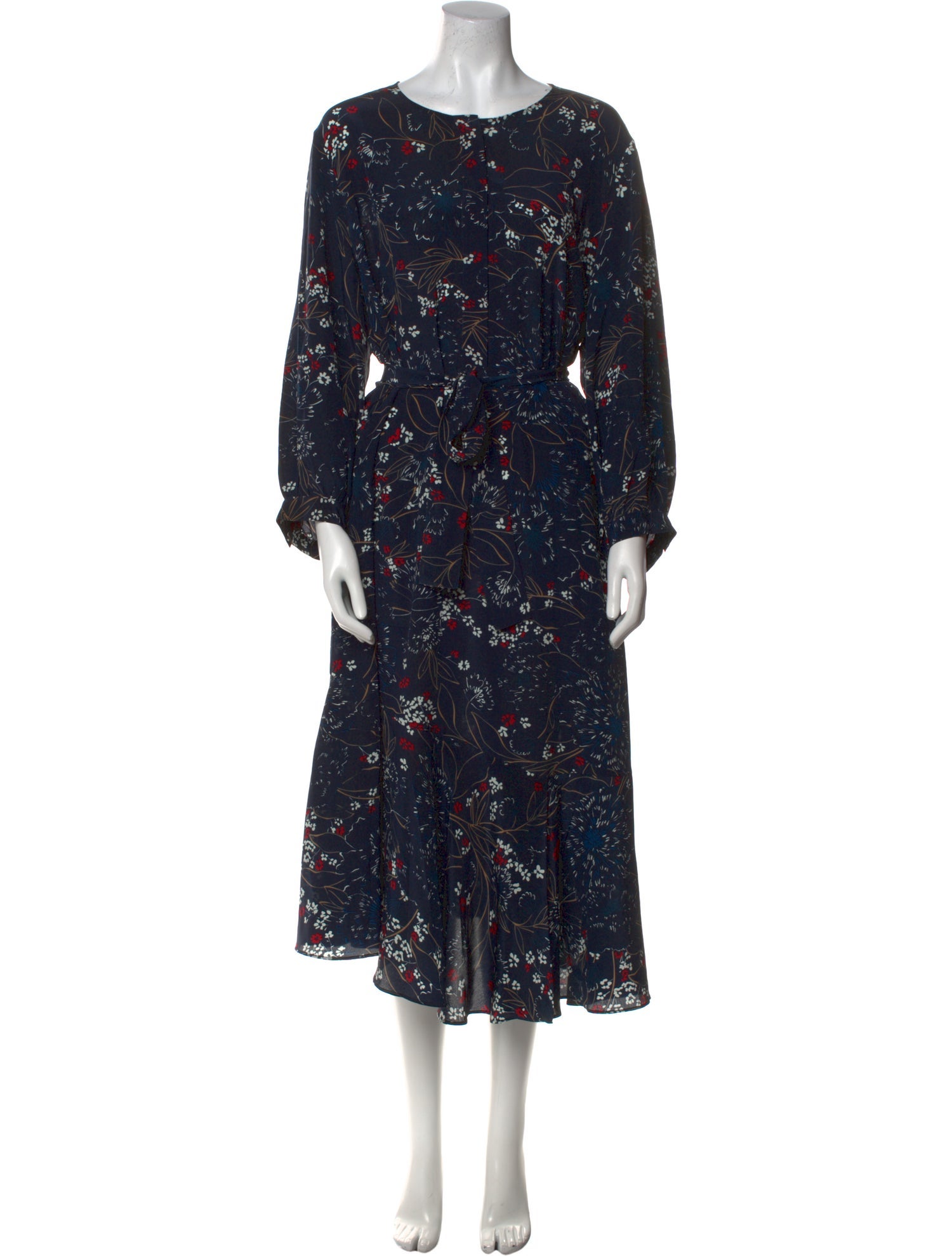 Lafayette 148 Silk Midi Length Dress