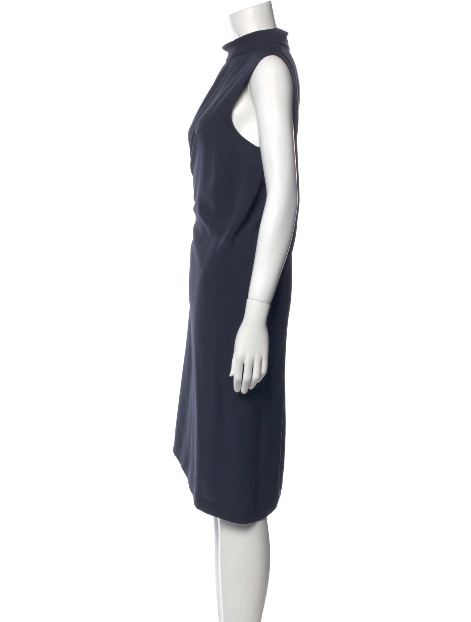 Lafayette 148 Mock Neck Midi Length Dress