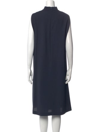Lafayette 148 Mock Neck Midi Length Dress