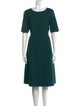 Lafayette 148 Bateau Neckline Midi Length Dress