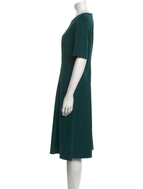Lafayette 148 Bateau Neckline Midi Length Dress