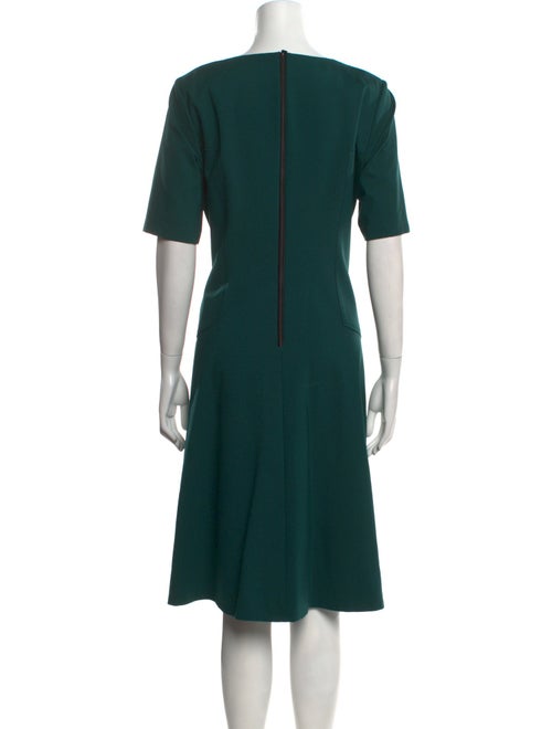 Lafayette 148 Bateau Neckline Midi Length Dress