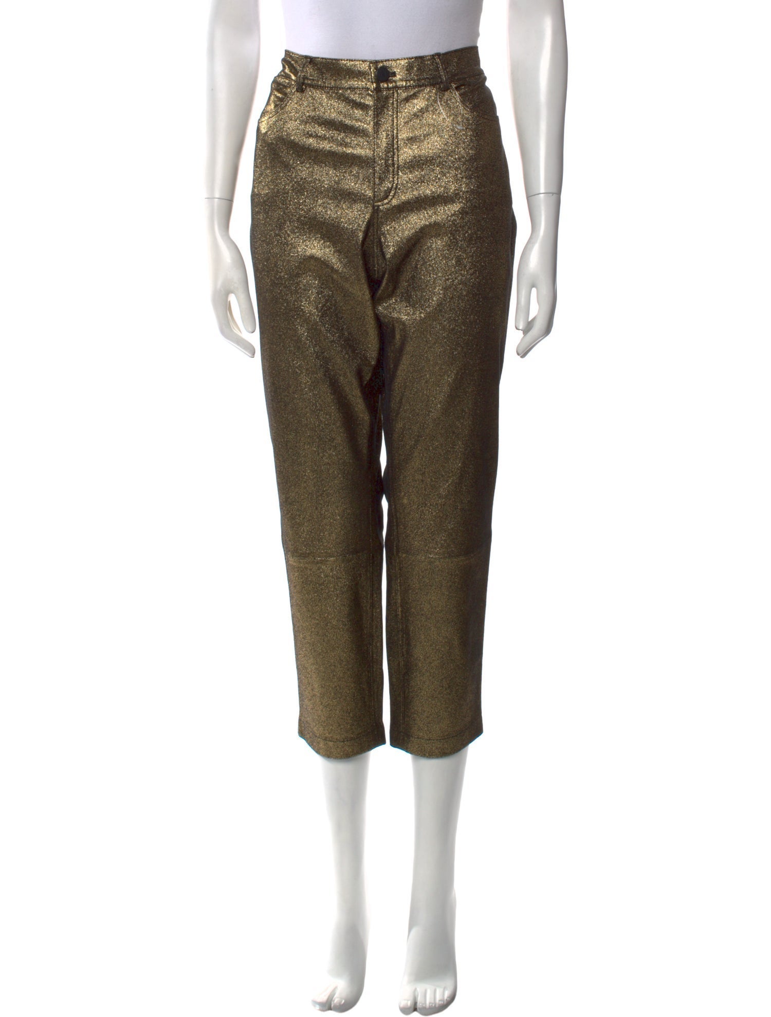 Lafayette 148 Leather Straight Leg Pants w/ Tags