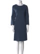 Lafayette 148 Crew Neck Knee-Length Dress
