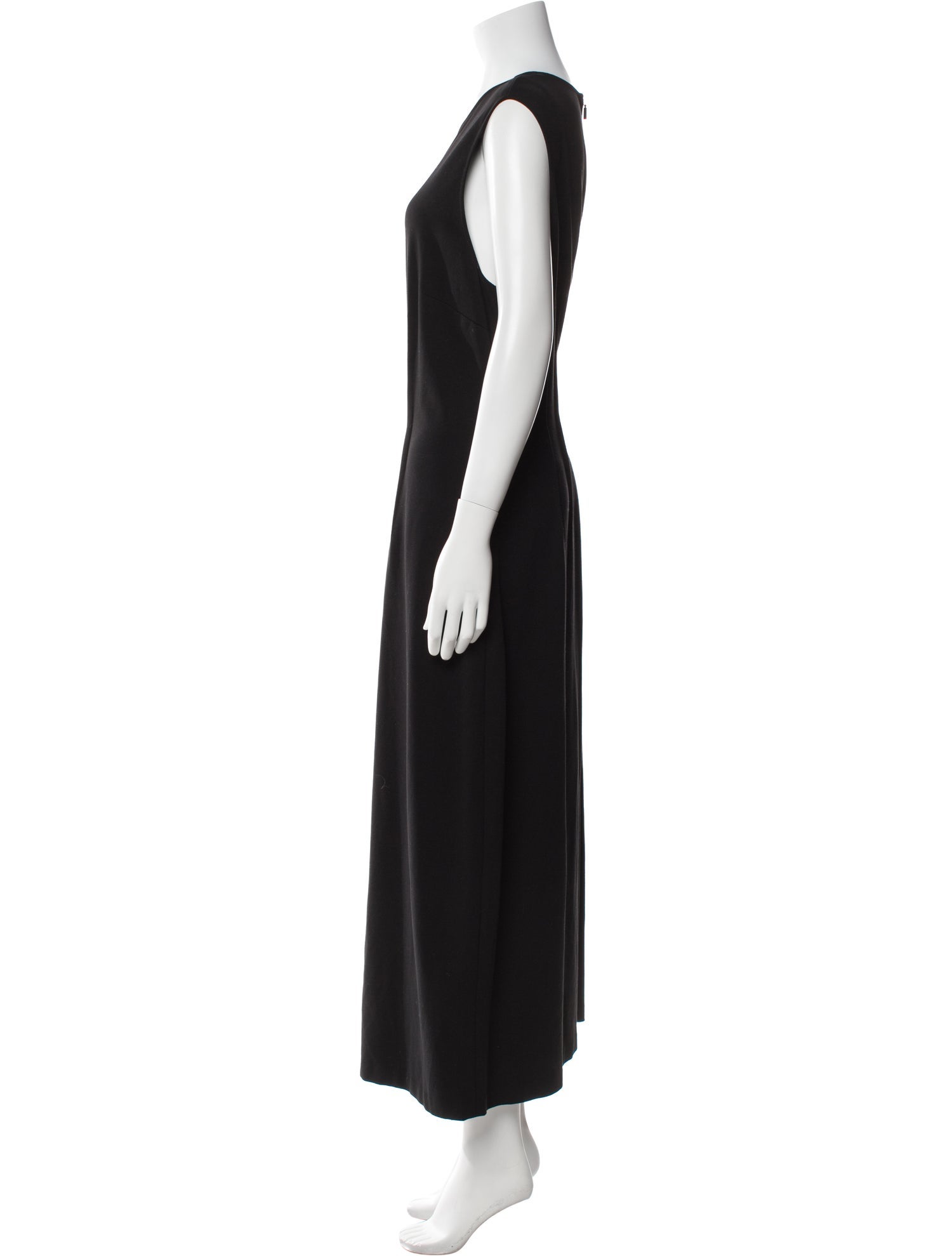 Lafayette 148 Crew Neck Long Dress