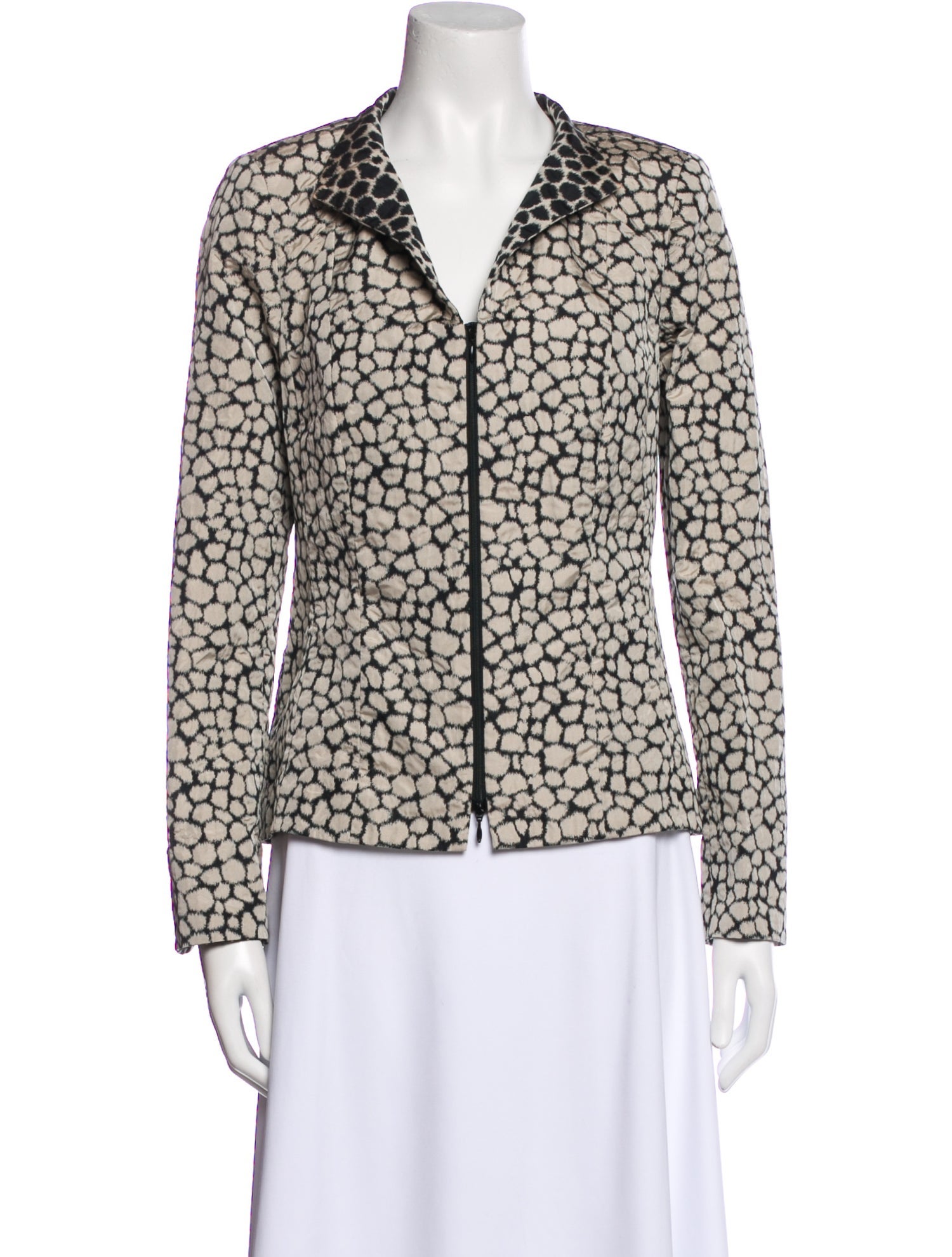 Lafayette 148 Animal Print Evening Jacket