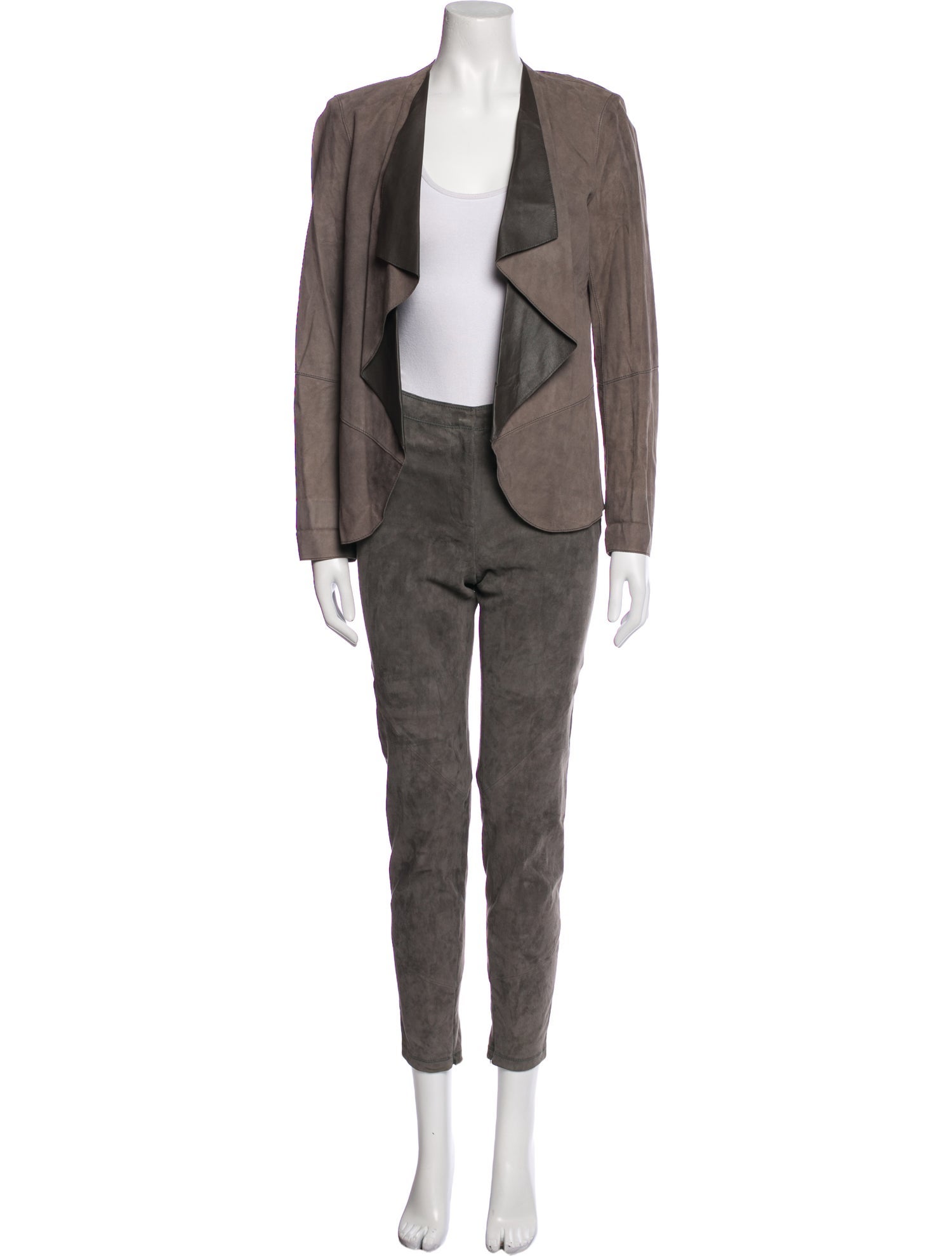 Lafayette 148 Leather Pant Set