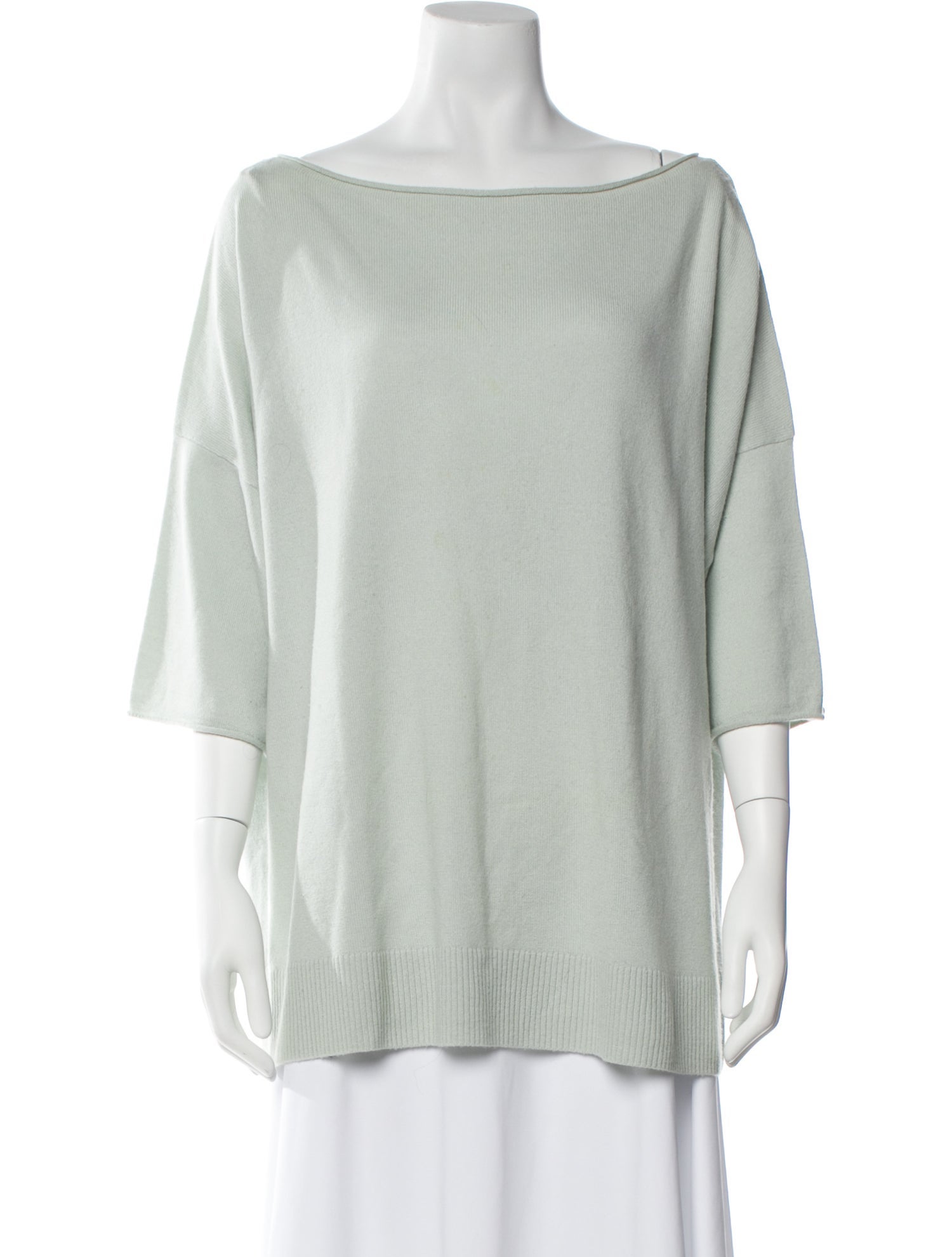Lafayette 148 Cashmere Bateau Neckline Sweater