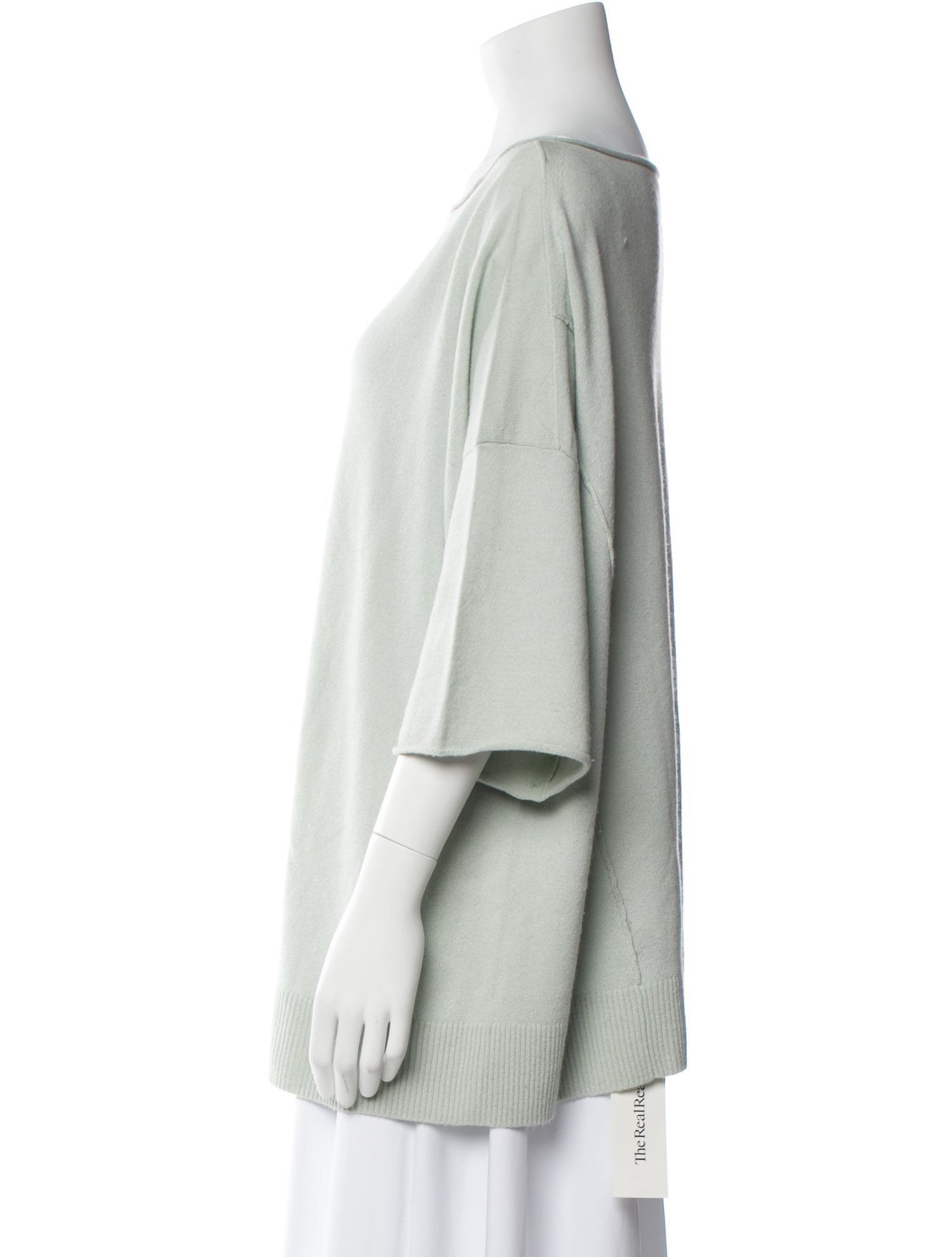Lafayette 148 Cashmere Bateau Neckline Sweater