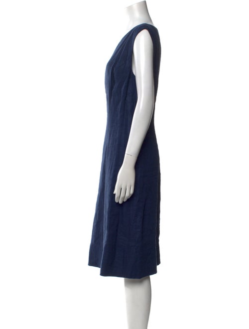 Lafayette 148 Linen Midi Length Dress