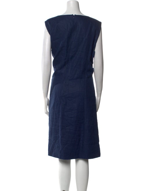 Lafayette 148 Linen Midi Length Dress