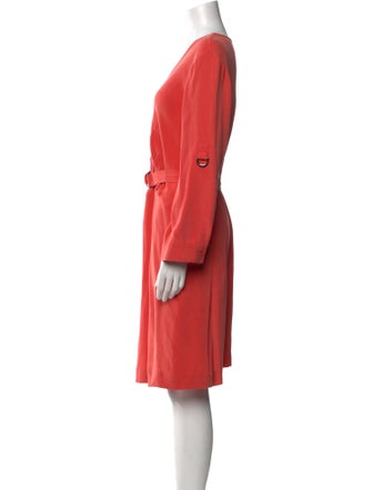 Lafayette 148 Silk Knee-Length Dress