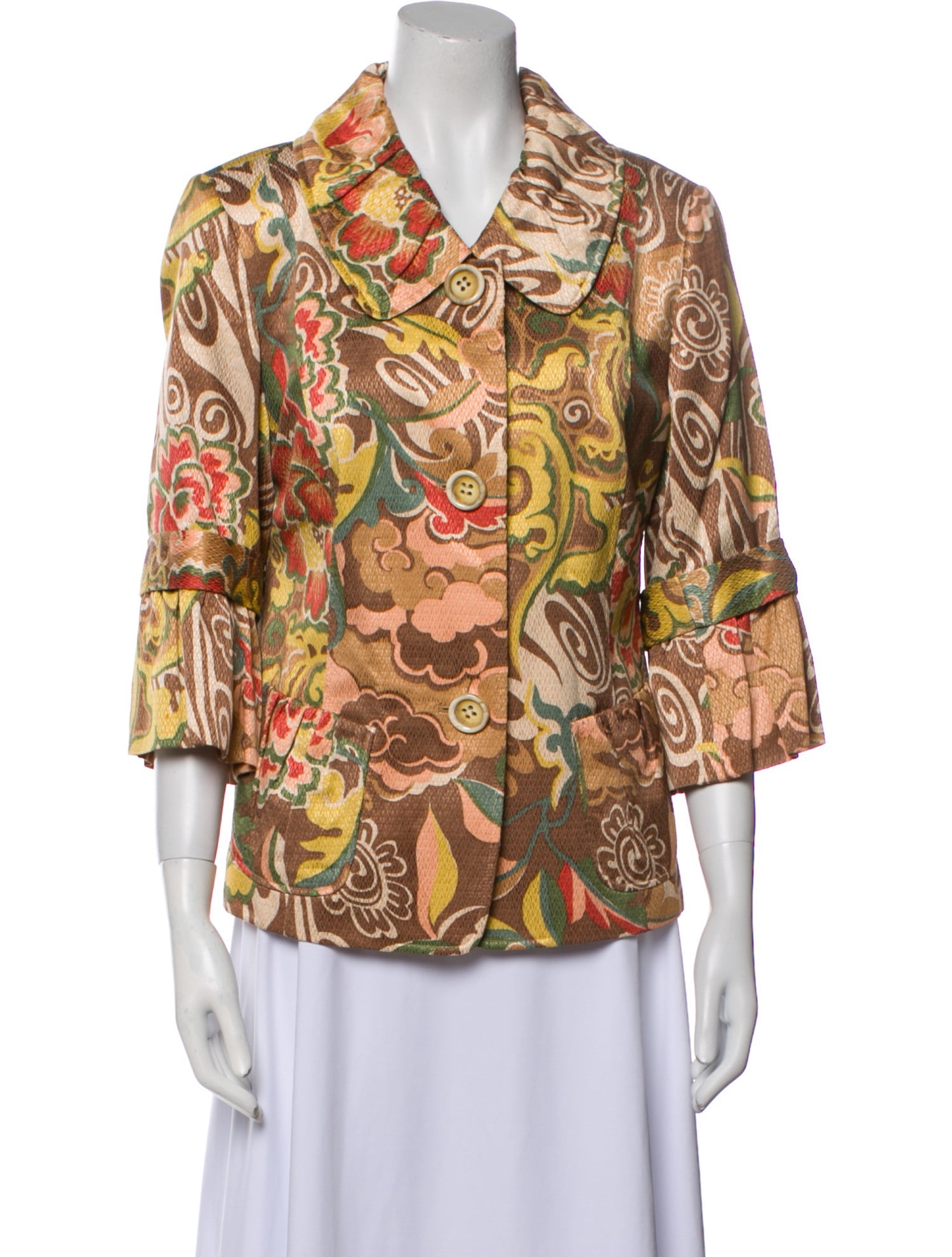 Lafayette 148 Floral Print Blazer