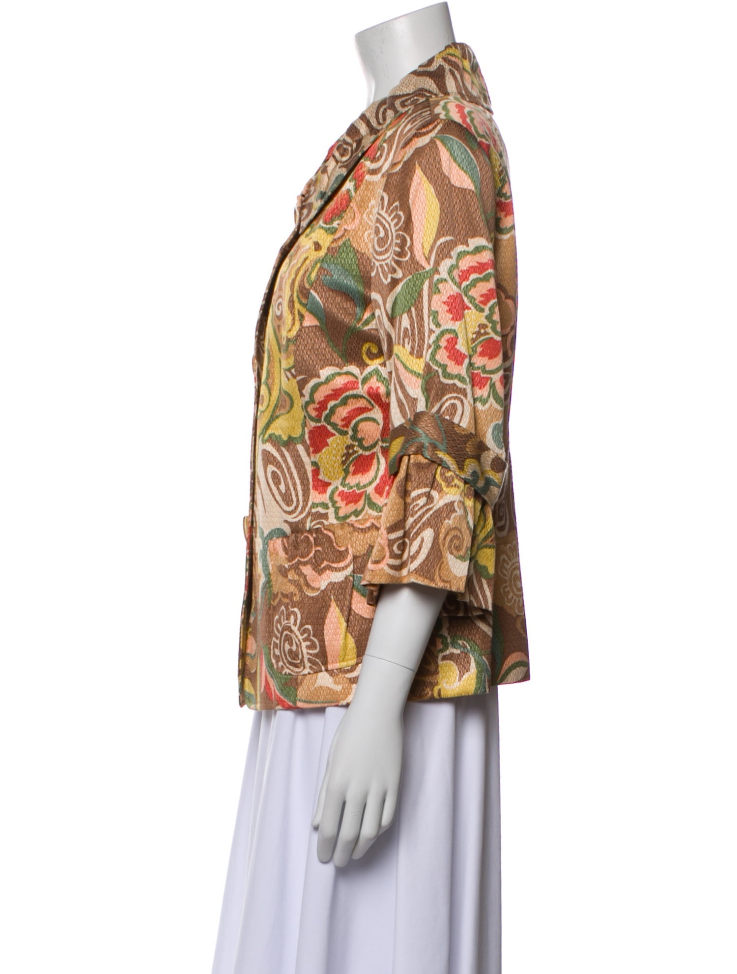 Lafayette 148 Floral Print Blazer