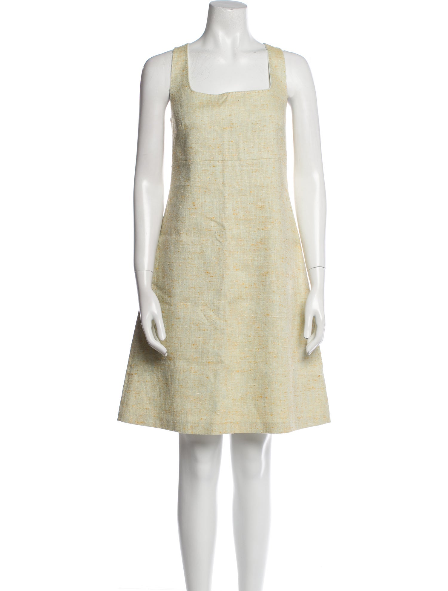 Lafayette 148 Square Neckline Knee-Length Dress