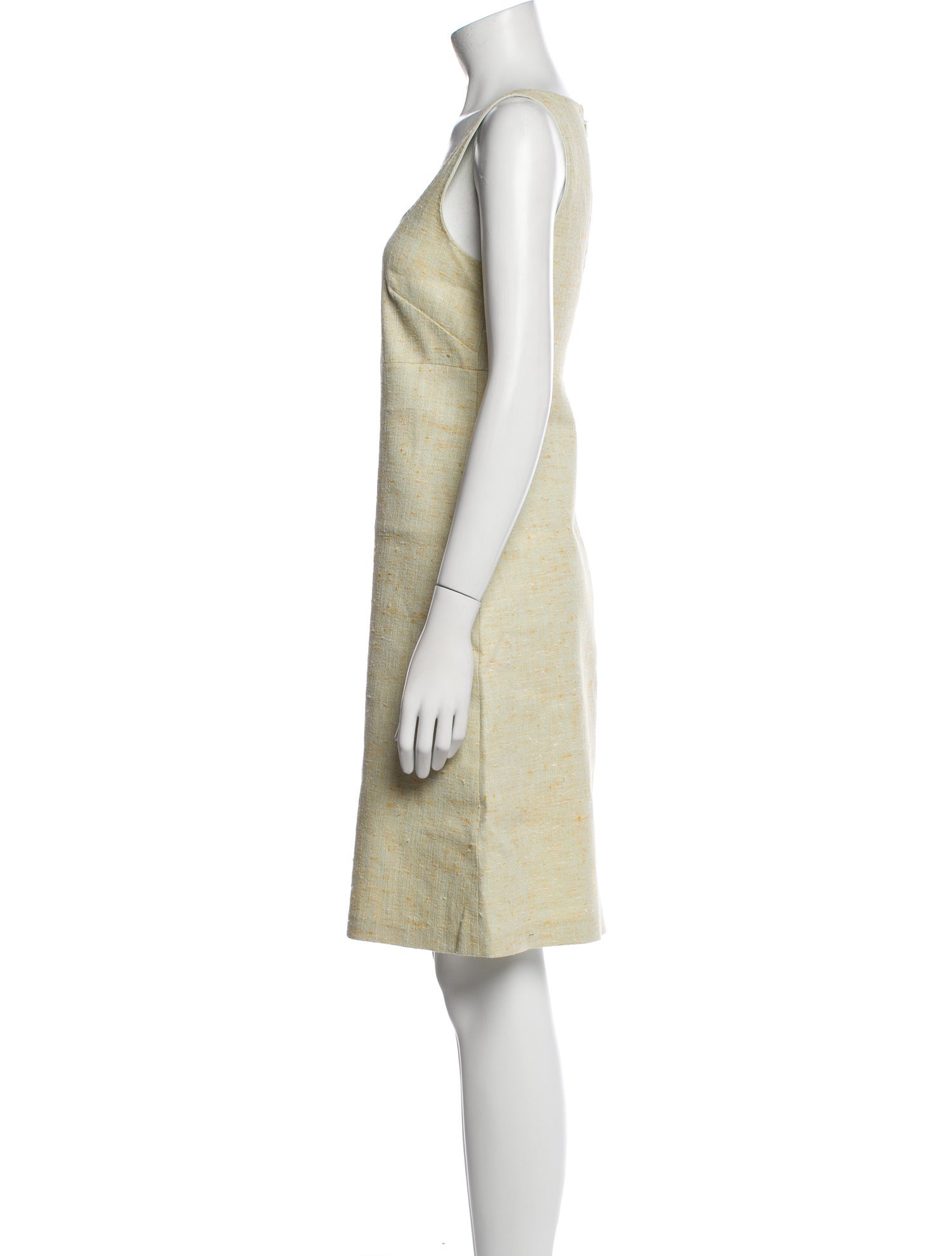 Lafayette 148 Square Neckline Knee-Length Dress