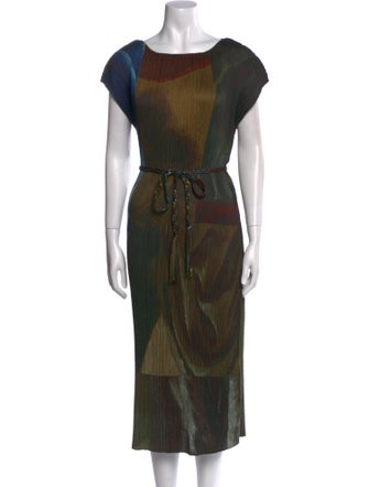 Lafayette 148 Printed Long Dress