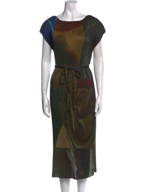 Lafayette 148 Printed Long Dress
