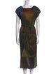 Lafayette 148 Printed Long Dress