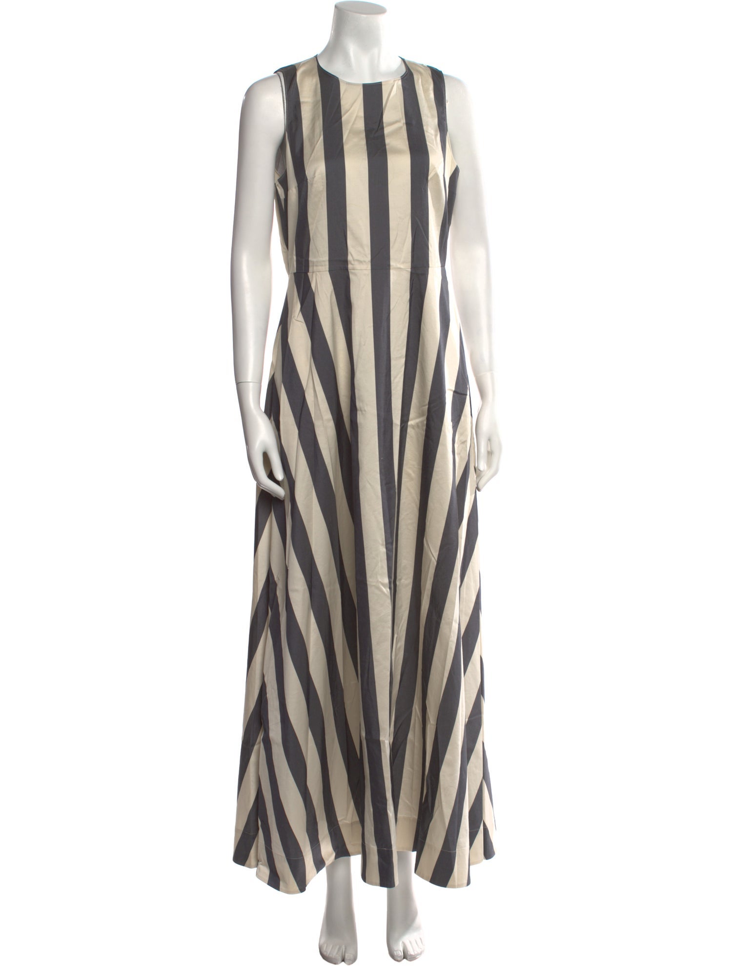 Lafayette 148 Striped Long Dress