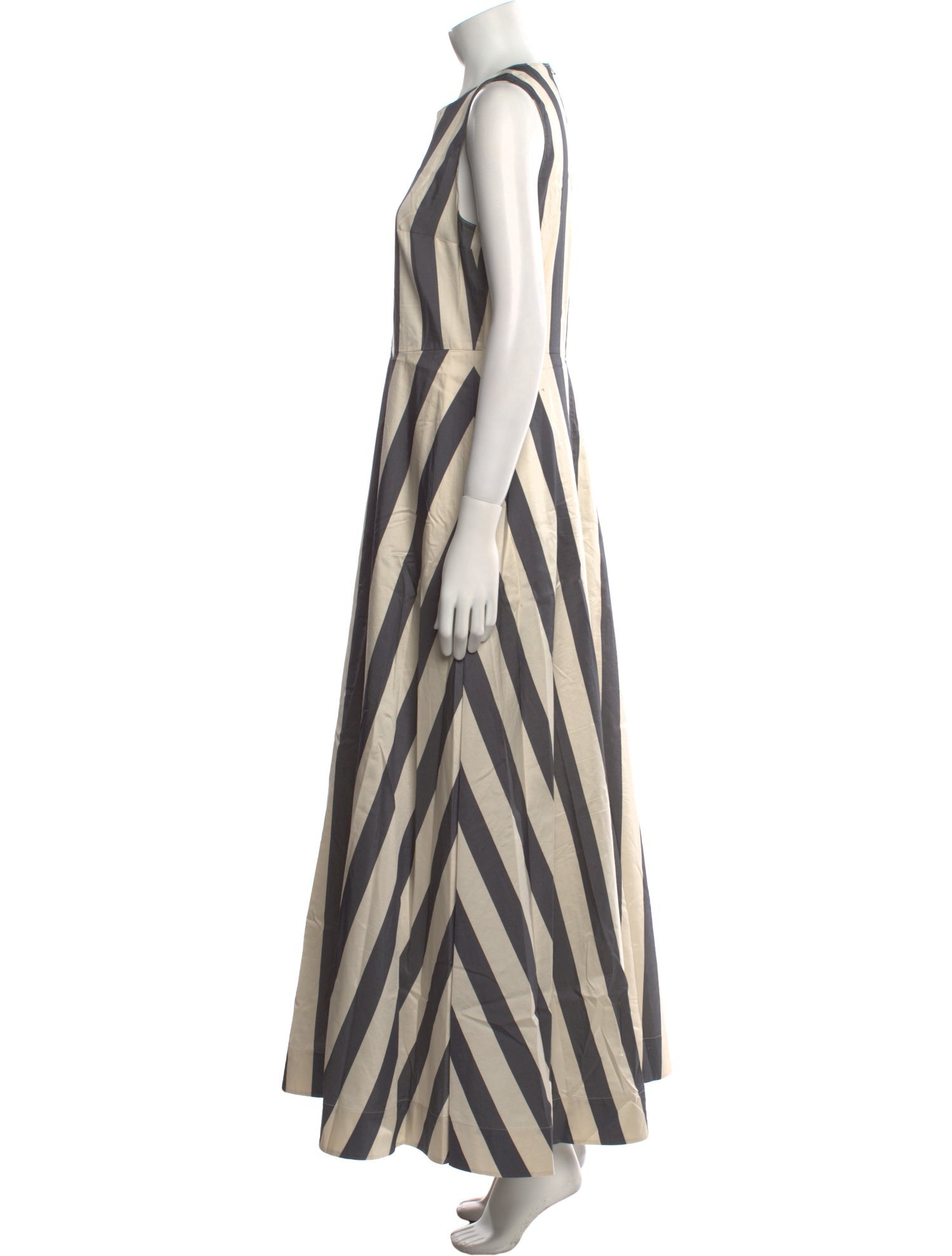 Lafayette 148 Striped Long Dress